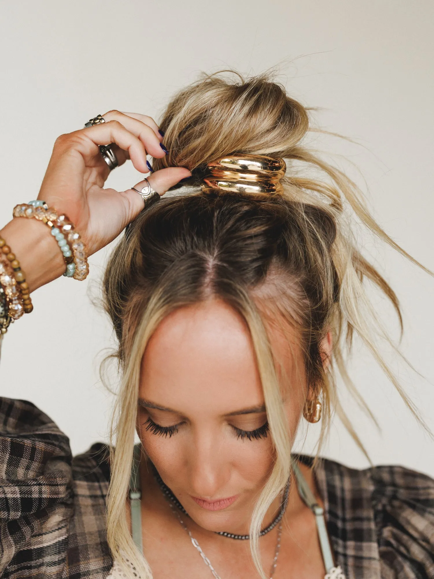 2 Piece Hair Tie Cuff Set - Multi sold by Three Bird Nest product image thumbnail 2