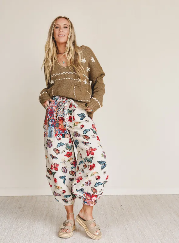 Sunset Flutter 2 Piece Bundle - Camel sold by Three Bird Nest