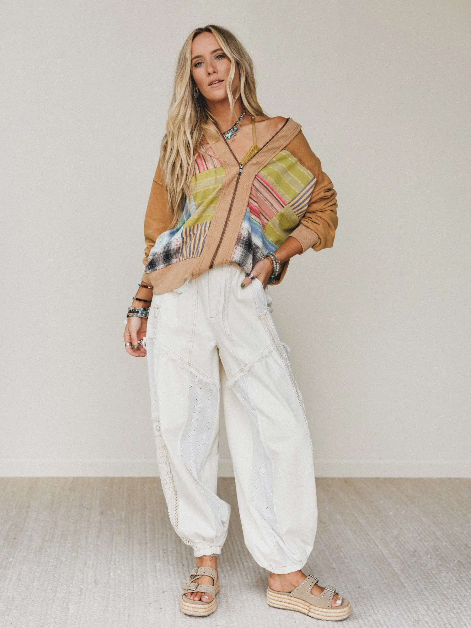 Dream In Thread Jacket - Camel sold by Three Bird Nest product image thumbnail 3