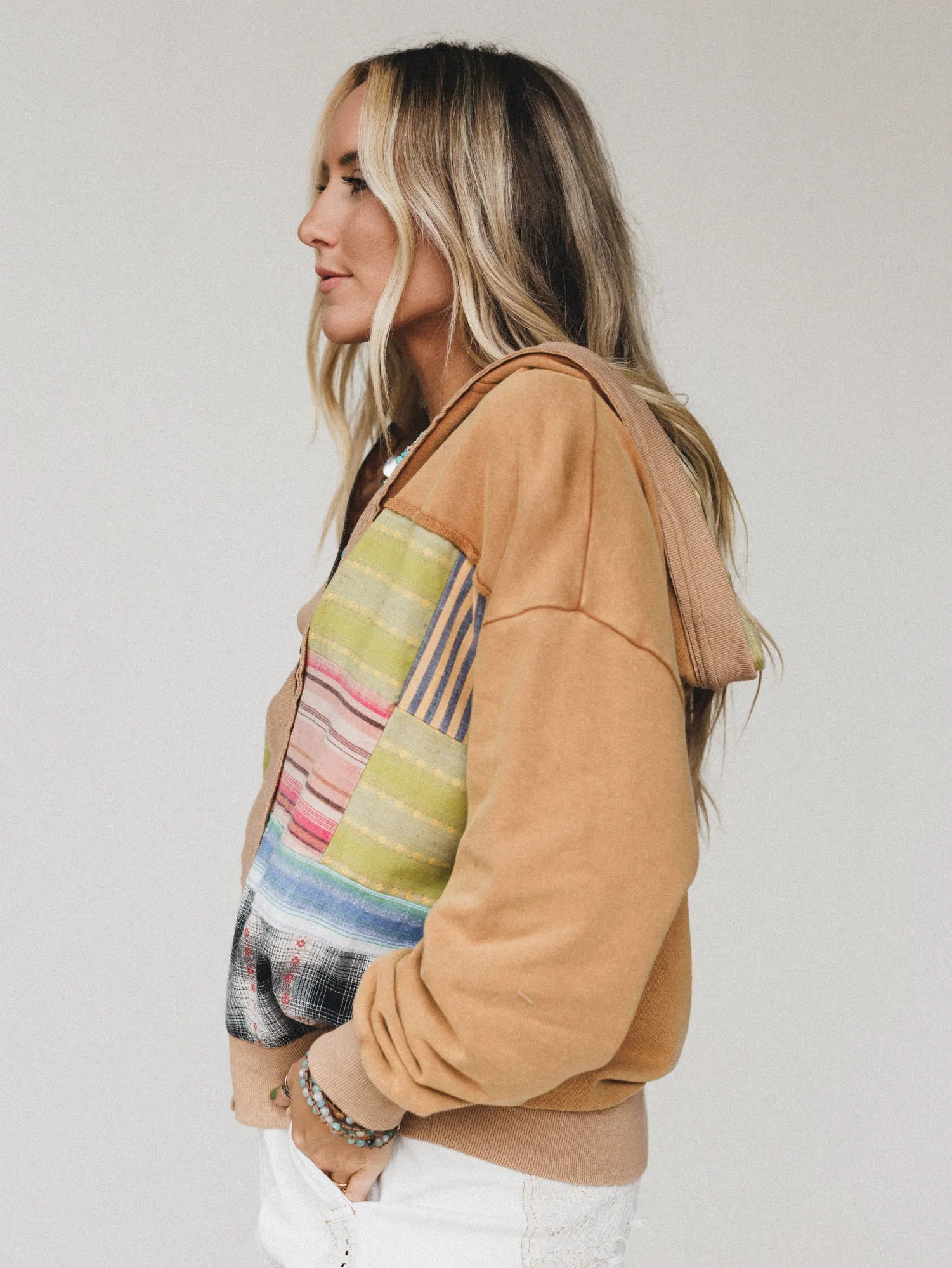 Dream In Thread Jacket - Camel sold by Three Bird Nest product image thumbnail 2