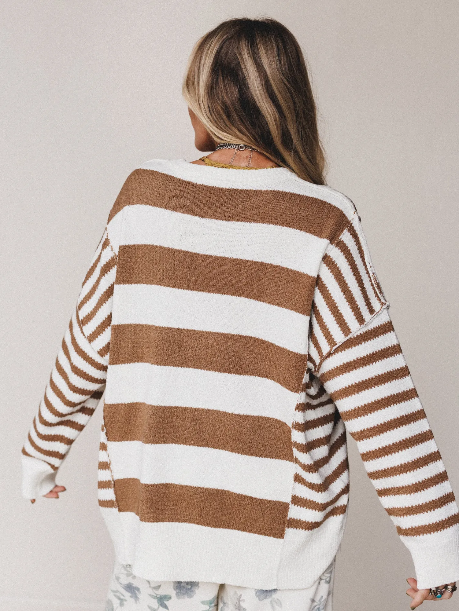 High Desert Sweater - Taupe sold by Three Bird Nest product image thumbnail 4