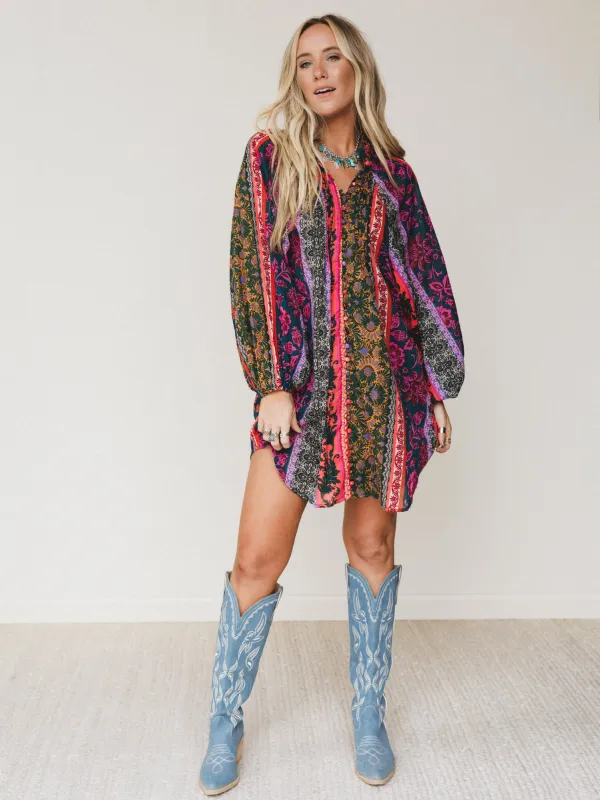 Horizon Haze Dress - Navy made by Dress Forum