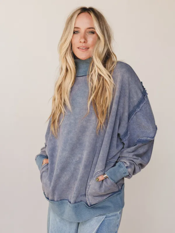 Zia Top - Blue sold by Three Bird Nest