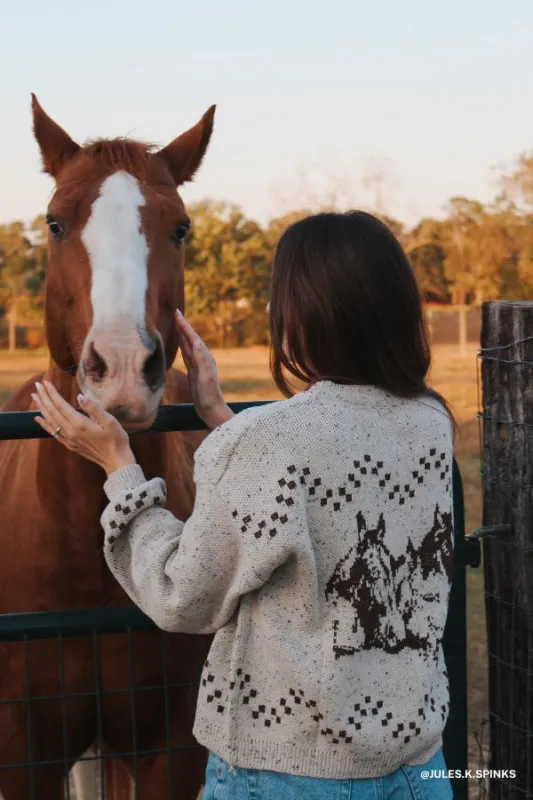 Mountain Views Cardigan - Oatmeal sold by Three Bird Nest