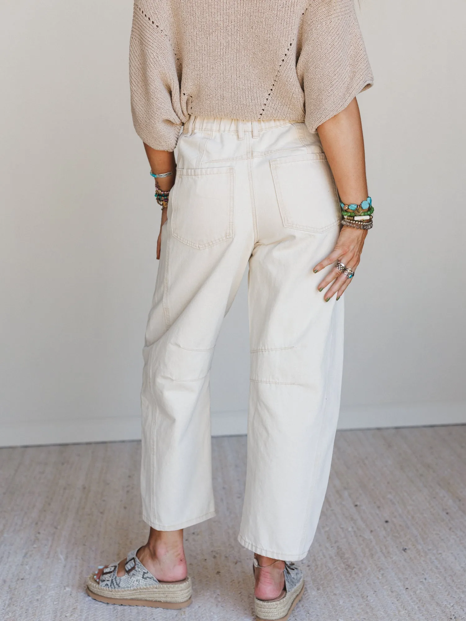 Groove Bloom Pants - Beige sold by Three Bird Nest product image thumbnail 5