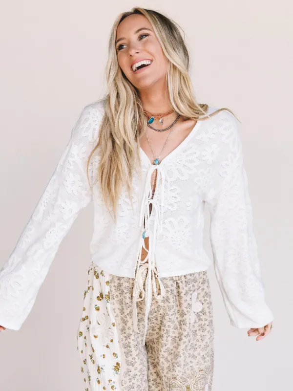 Monaco Top - Off White sold by Three Bird Nest