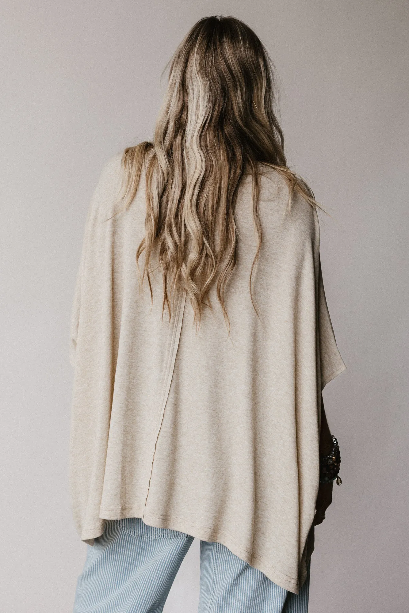 Peaceful Layers Tunic - Oatmeal sold by Three Bird Nest product image thumbnail 4