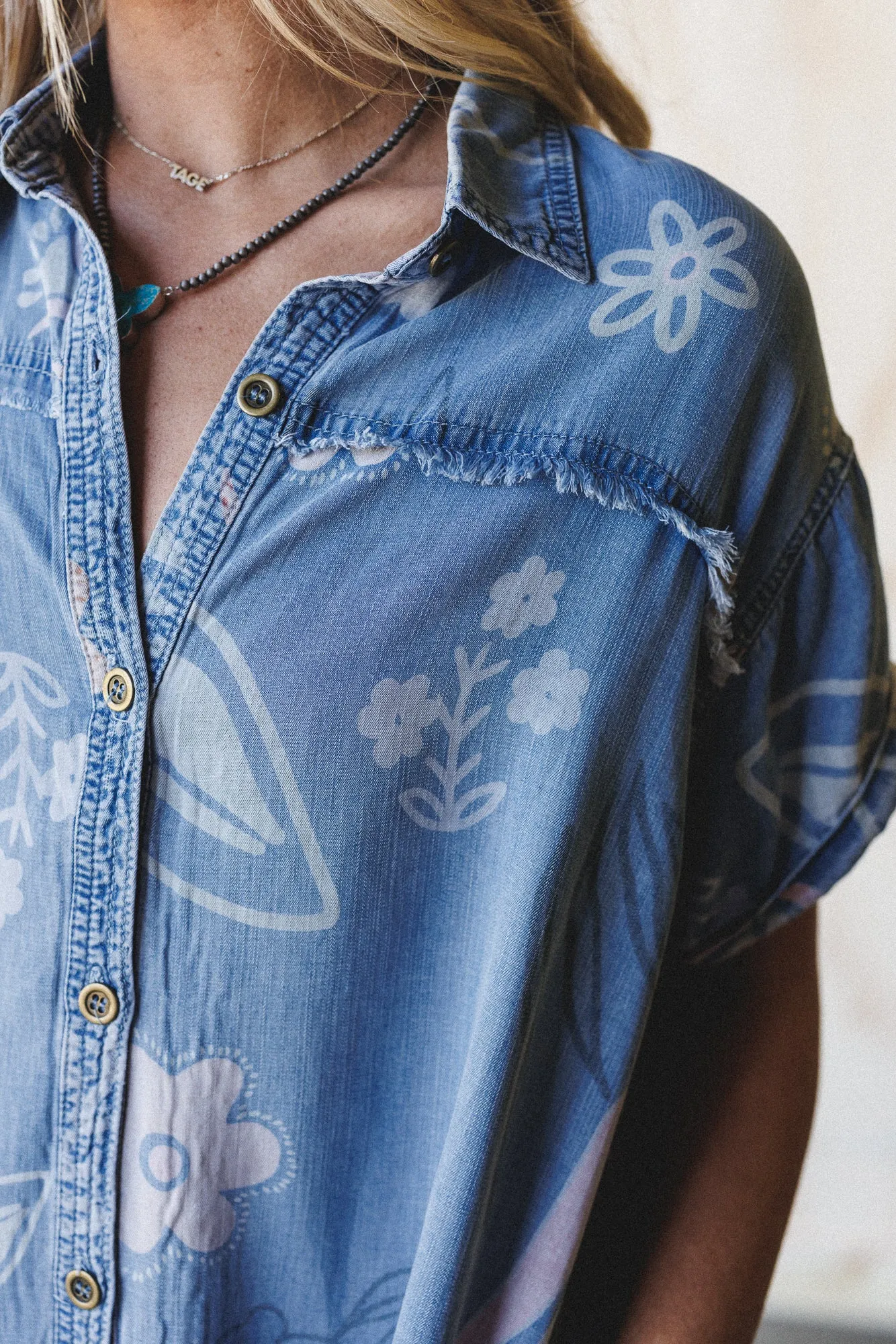 The Blues Denim Dress - Light Denim sold by Three Bird Nest product image thumbnail 3