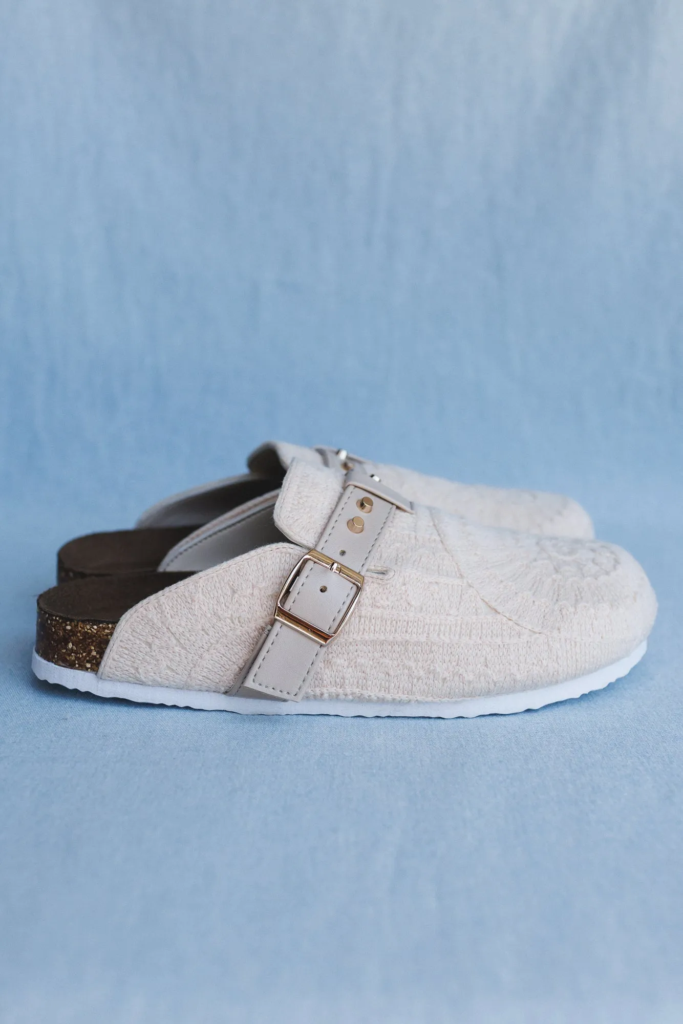 Stepping Easy Crochet Mules - Cream sold by Three Bird Nest product image thumbnail 5