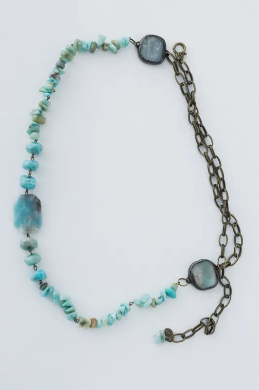 Wild Sky Stone Belt - Blue sold by Three Bird Nest