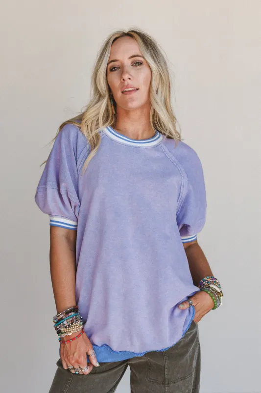 Breeze Runner Top - Blue sold by Three Bird Nest