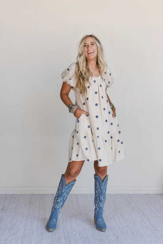 Savanna Spots Dress - Natural made by Polagram