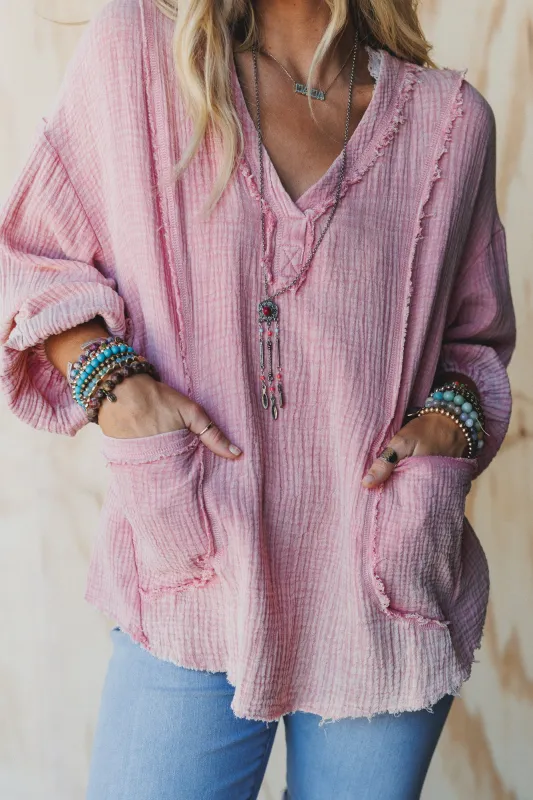 Just In Time Top - Mauve made by Very J