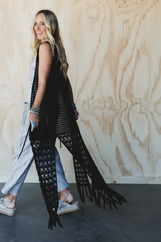 The Nest Seaside Soul Duster - Black sold by Three Bird Nest