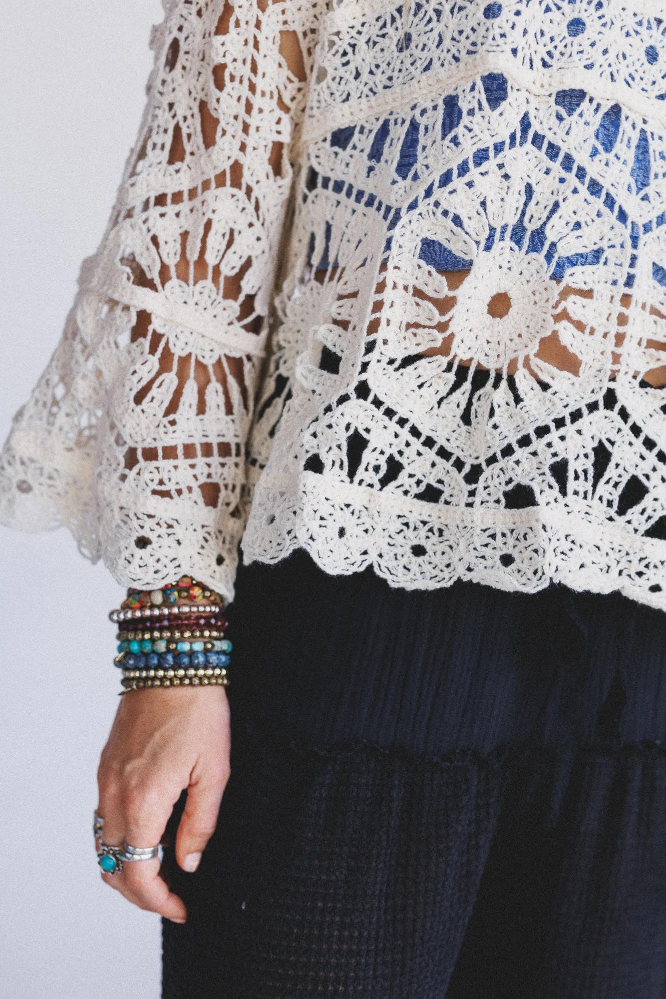 Crush Worthy Crochet Top - Cream sold by Three Bird Nest product image thumbnail 4