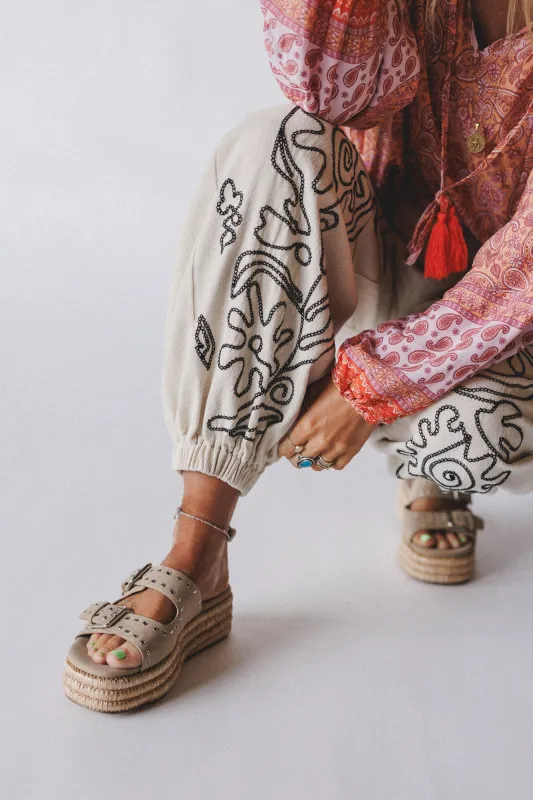 Bayview Buckle Sandals - Sandstone sold by Three Bird Nest