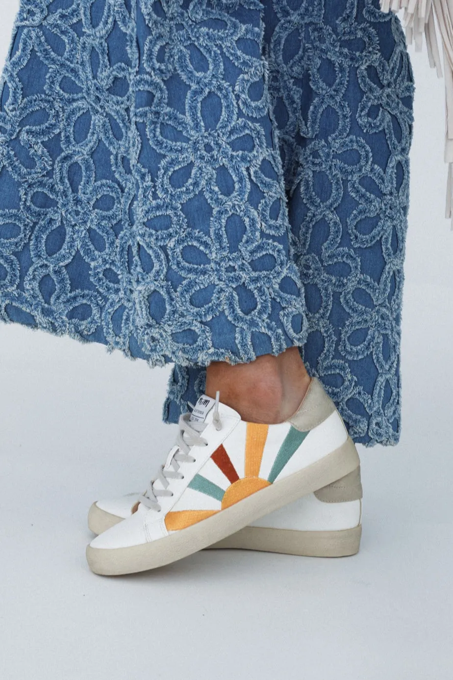 Sun Rays Retro Sneakers - Blue sold by Three Bird Nest product image thumbnail 4