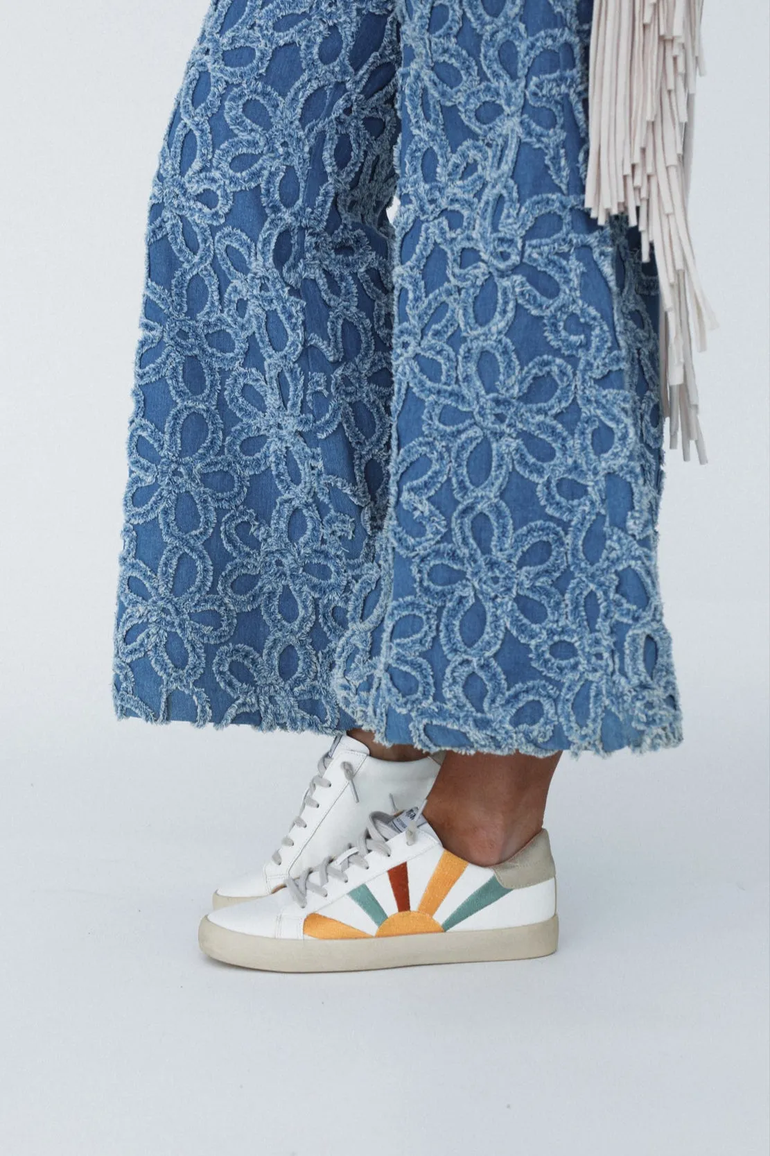 Sun Rays Retro Sneakers - Blue sold by Three Bird Nest product image thumbnail 3