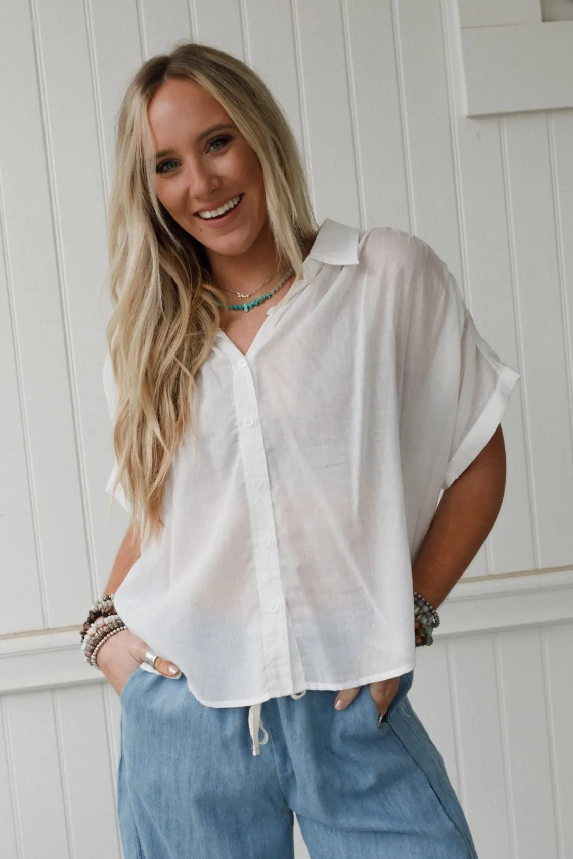 Sweetest Days Dolman Top - Off White sold by Three Bird Nest product image thumbnail 2