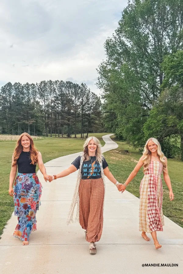 Thunder Mama Vintage Graphic Tee - Charcoal sold by Three Bird Nest product image thumbnail 2