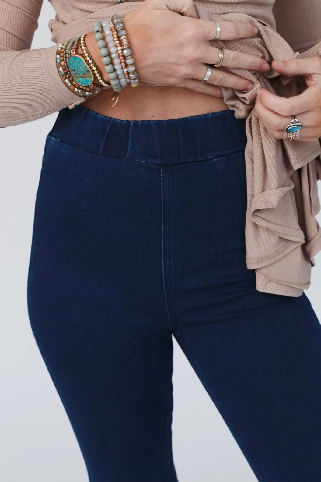 The Signature Flare - Dark Denim sold by Three Bird Nest product image thumbnail 2