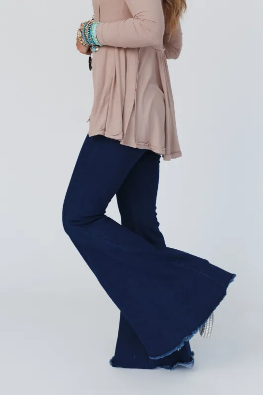 The Signature Flare - Dark Denim made by easel