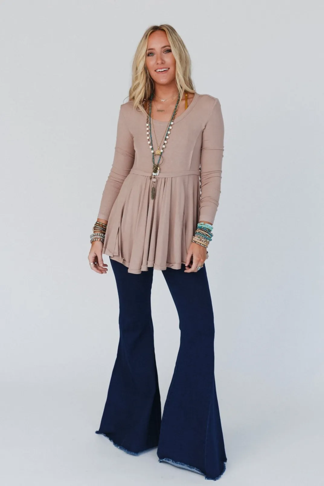 The Signature Flare - Dark Denim sold by Three Bird Nest product image thumbnail 3
