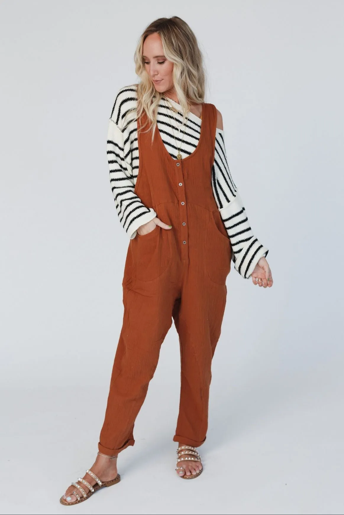 All My Stripes Oversized Sweater - Cream Black sold by Three Bird Nest product image thumbnail 2