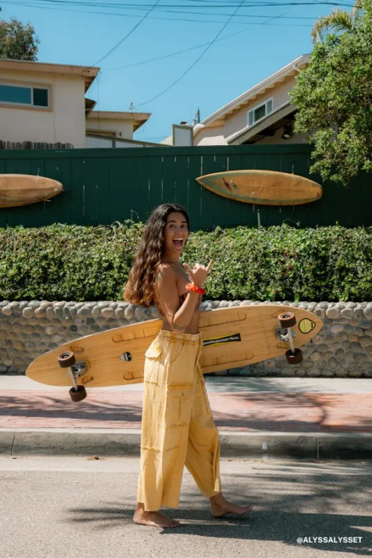 Game On Cargo Wide Leg Pant - Mustard sold by Three Bird Nest