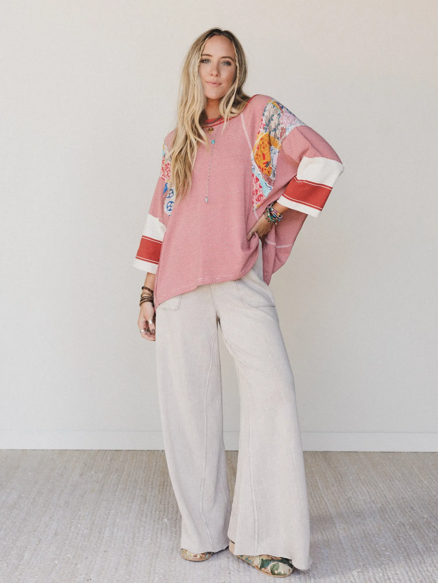 Relaxing Robin Wide Leg Pant - New Taupe sold by Three Bird Nest product image thumbnail 5