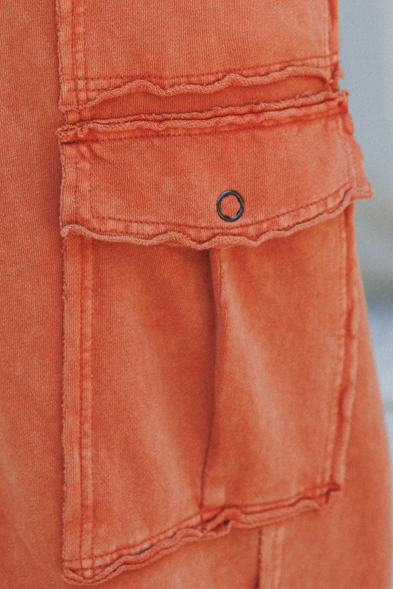 Game On Cargo Wide Leg Pant - Burnt Orange sold by Three Bird Nest product image thumbnail 3