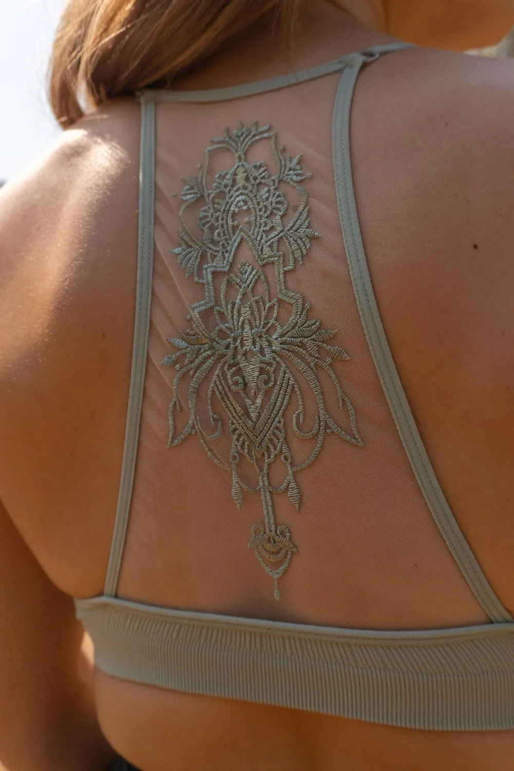 Tattoo Bralette - Sage sold by Three Bird Nest product image thumbnail 3