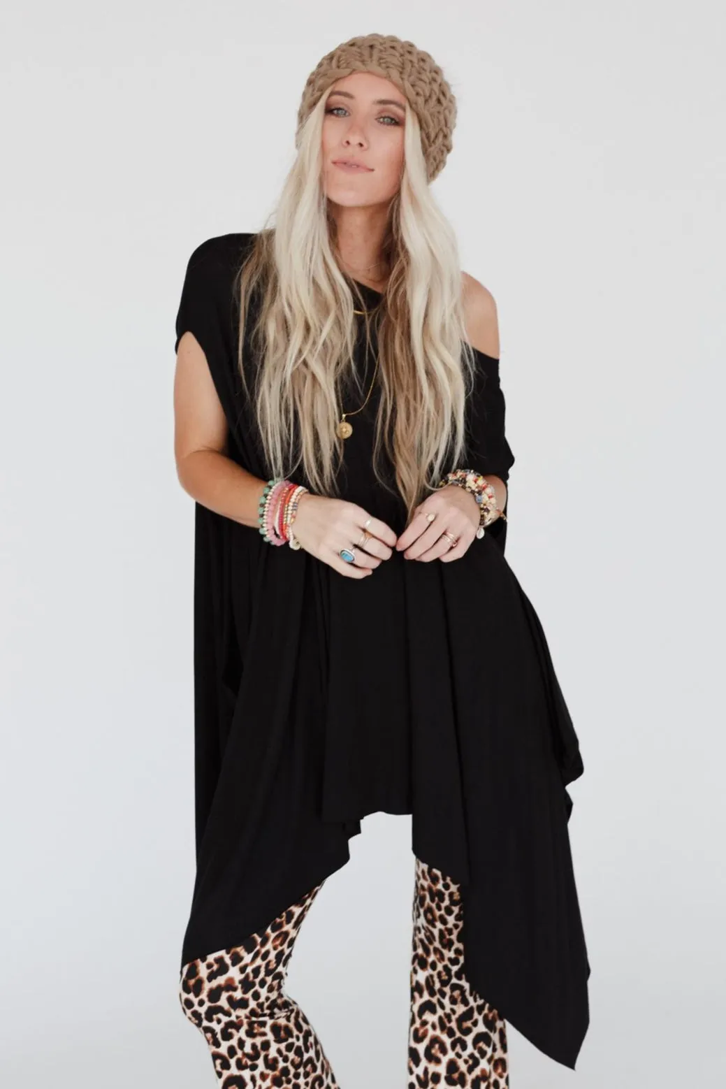 The Wren Tunic - Black sold by Three Bird Nest product image thumbnail 2