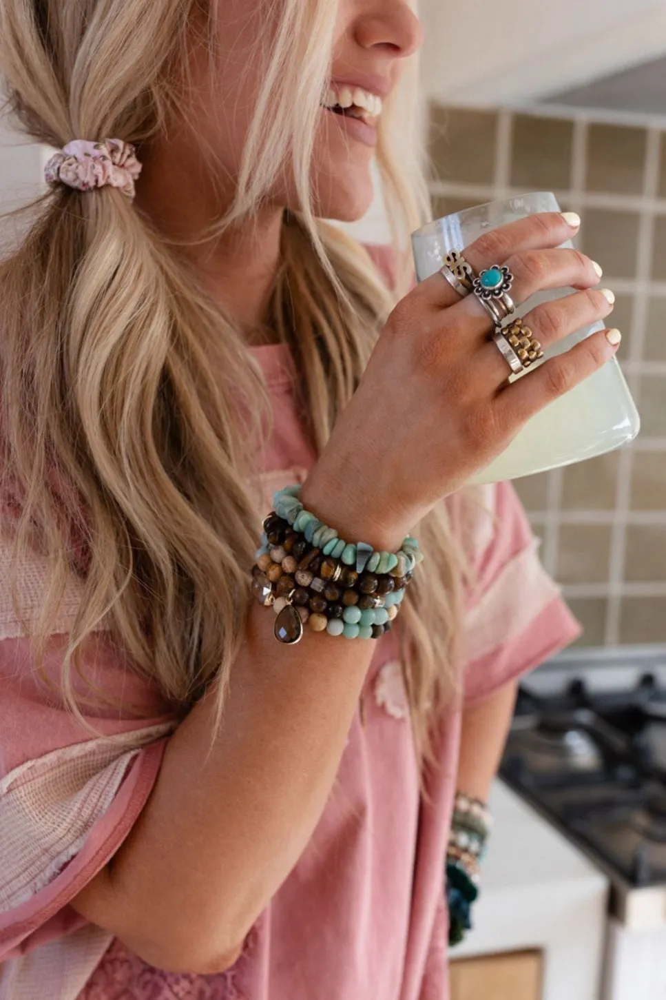 Earthshine Bracelet Set - Multi sold by Three Bird Nest