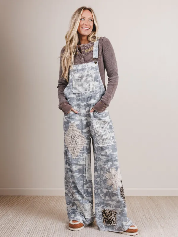 Eclectically Camo 2 Piece Bundle - Mocha sold by Three Bird Nest