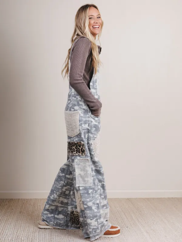 Camo Calling Overalls - Almond Camo sold by Three Bird Nest