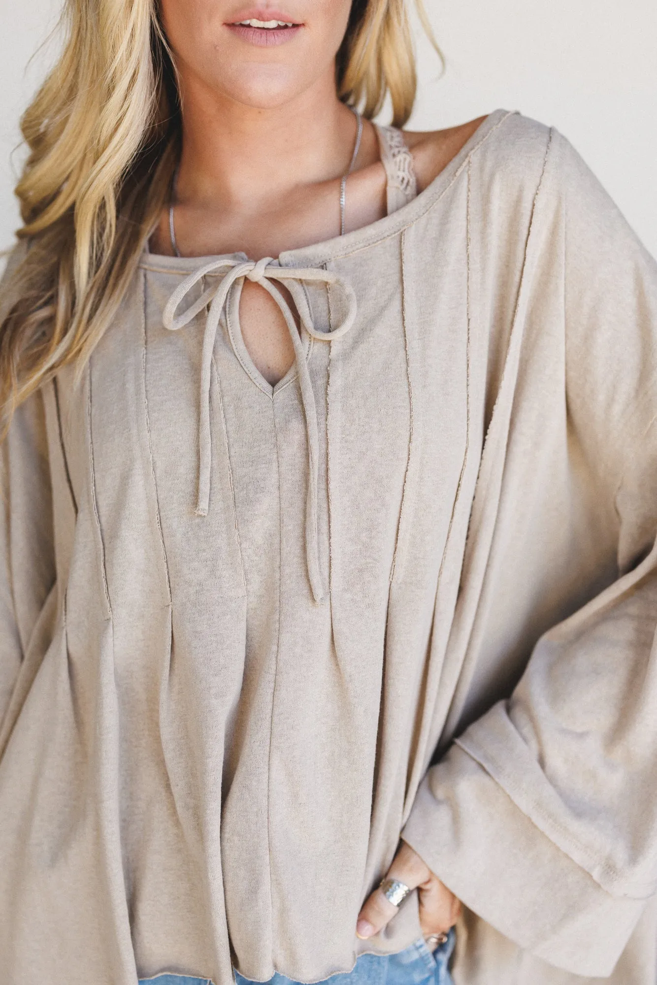 The Nest Isla Drift Top - Mocha sold by Three Bird Nest product image thumbnail 4