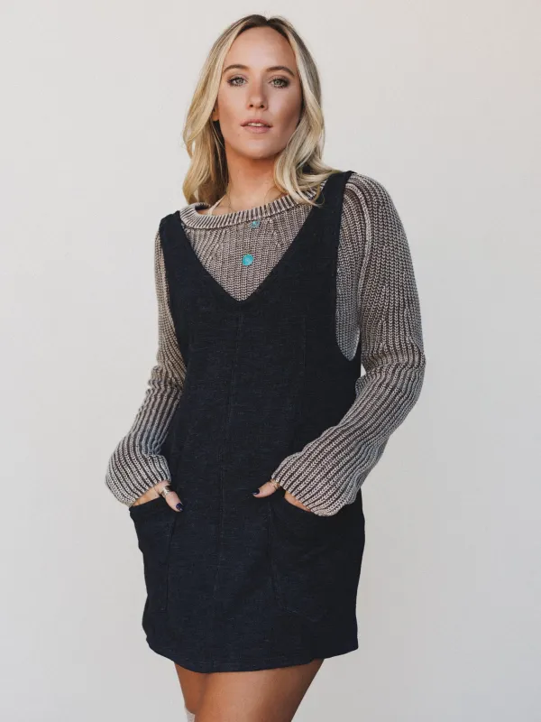 Juniper Skies Dress - Black made by Zenana