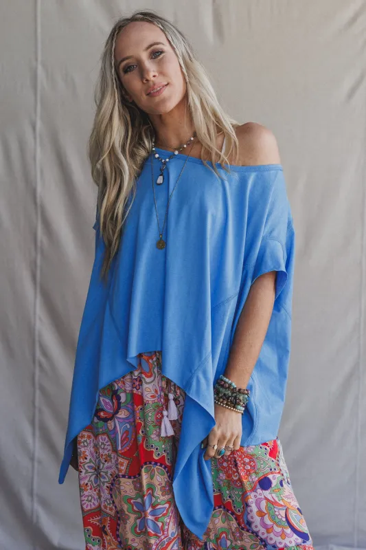 Wanderlight Top - Blue sold by Three Bird Nest