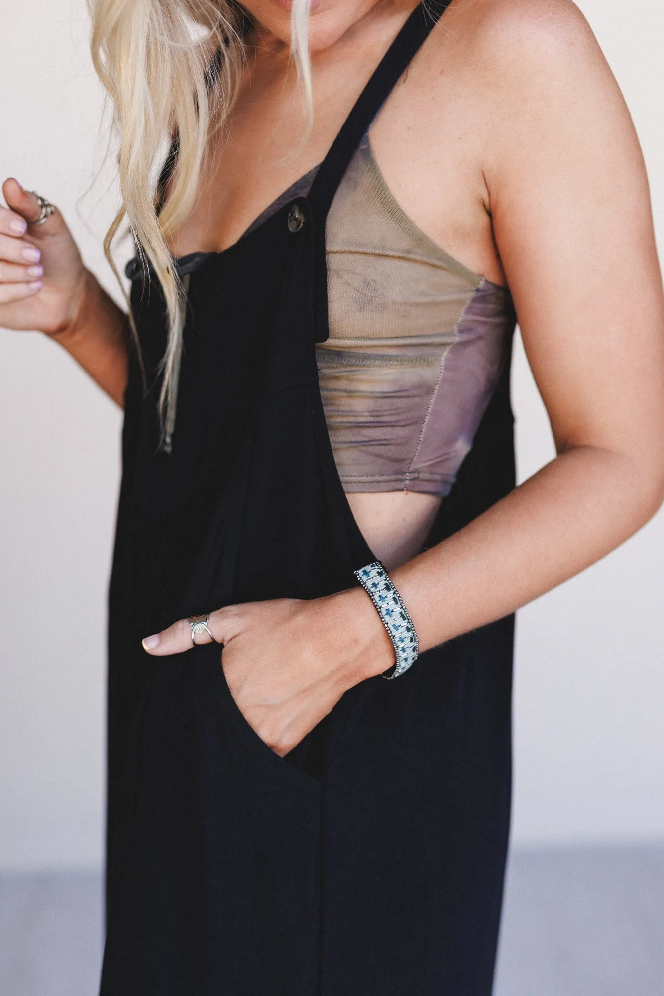 Sunset Revival Jumpsuit - Black sold by Three Bird Nest product image thumbnail 3