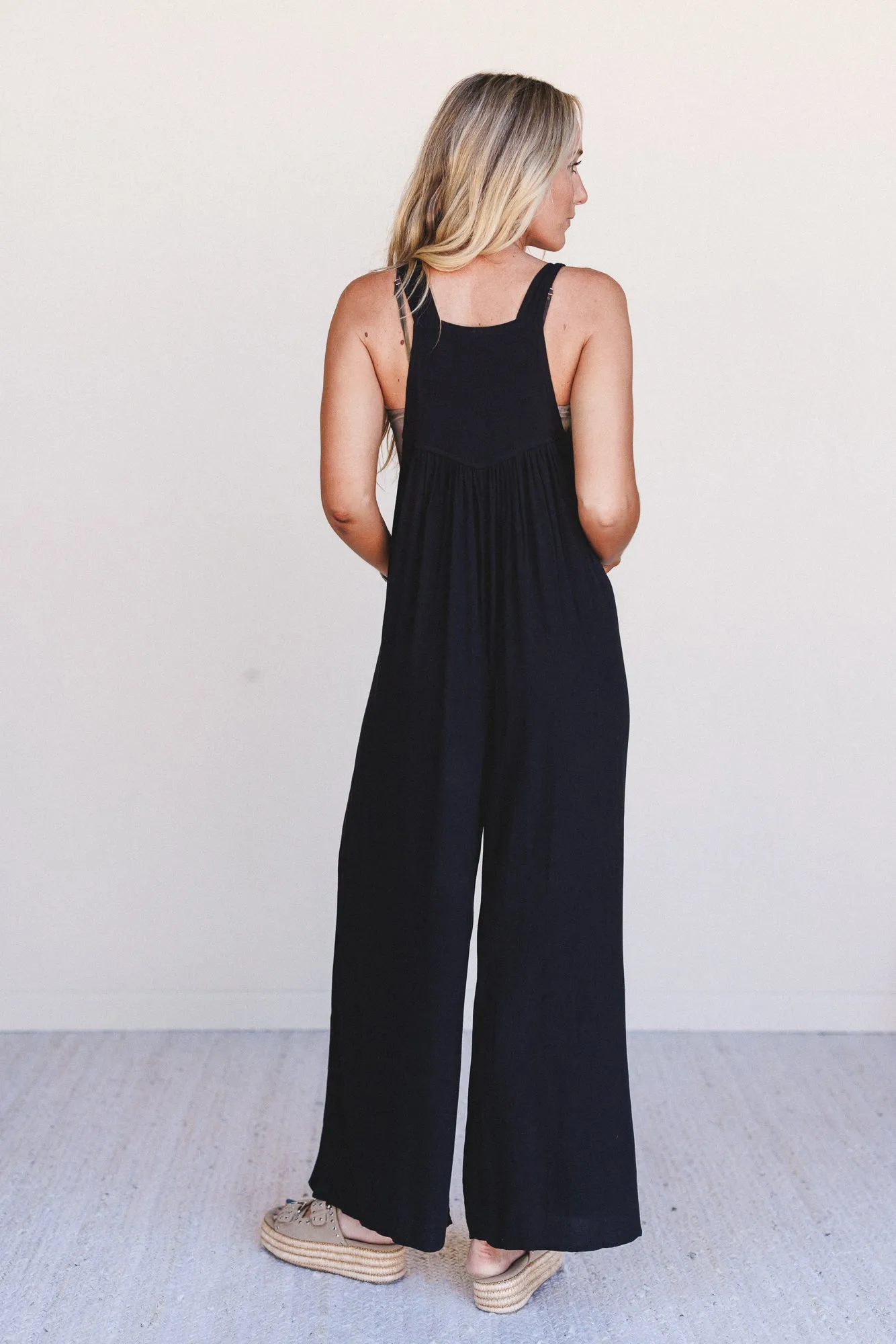 Sunset Revival Jumpsuit - Black sold by Three Bird Nest product image thumbnail 5