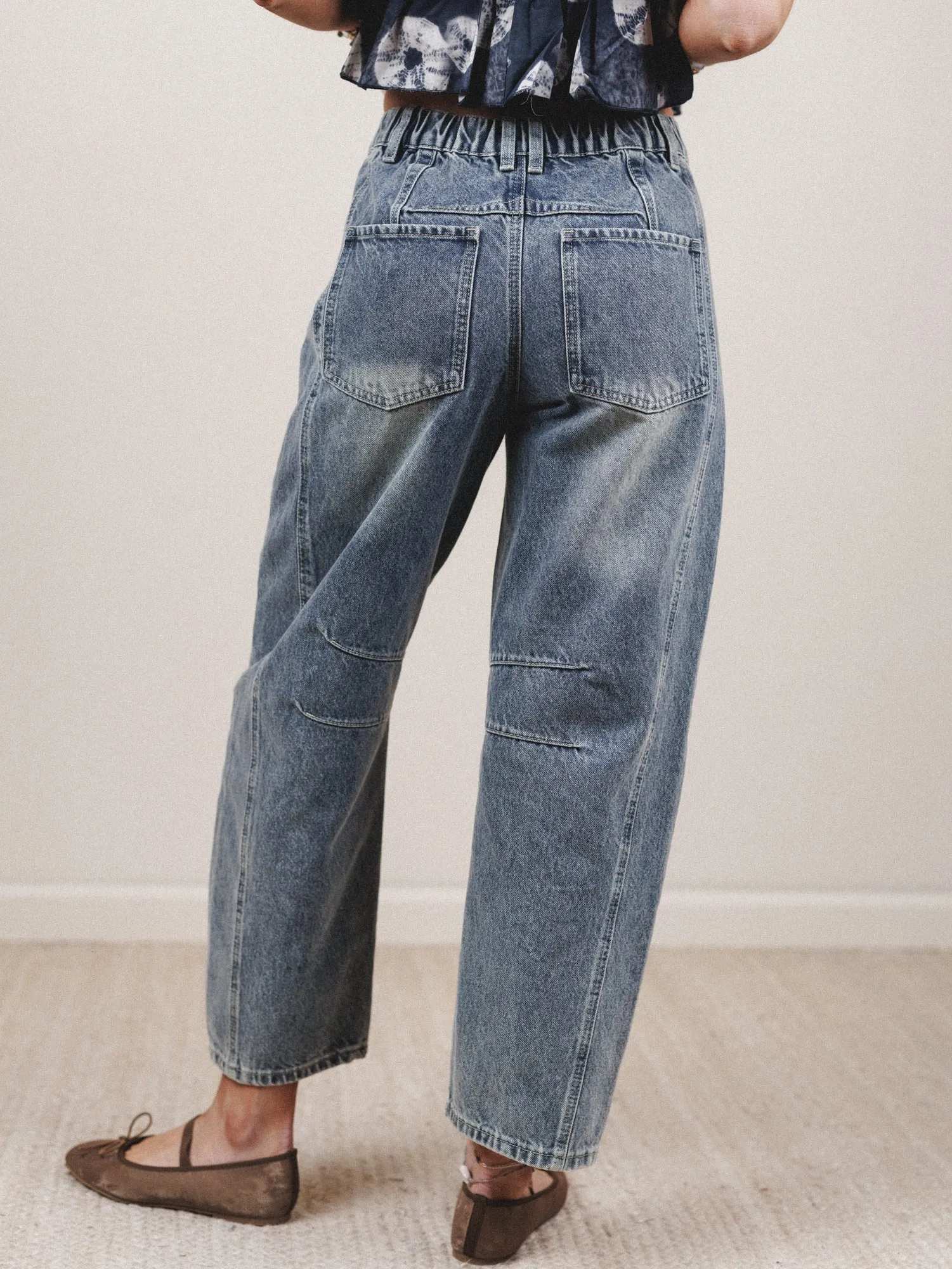 Groove Bloom Pants - Denim sold by Three Bird Nest product image thumbnail 4