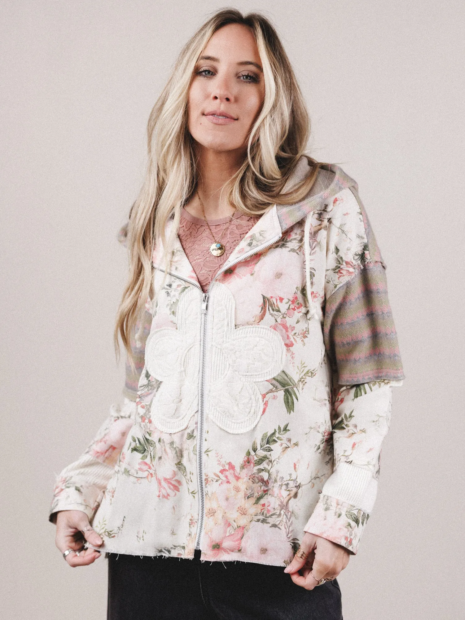 Valley Dust Jacket - Cream sold by Three Bird Nest