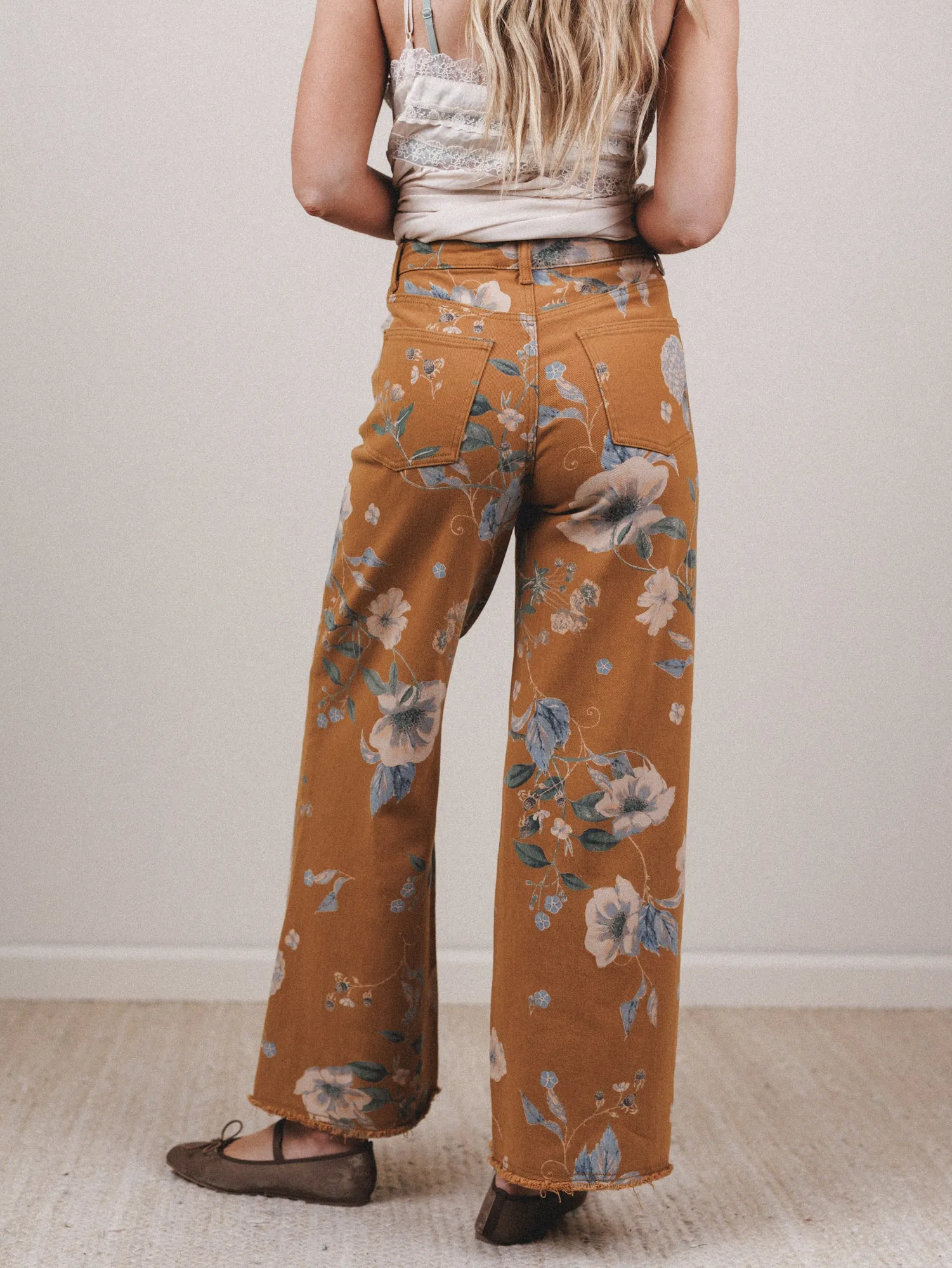 Boho Eclipse Pants - Camel sold by Three Bird Nest product image thumbnail 5