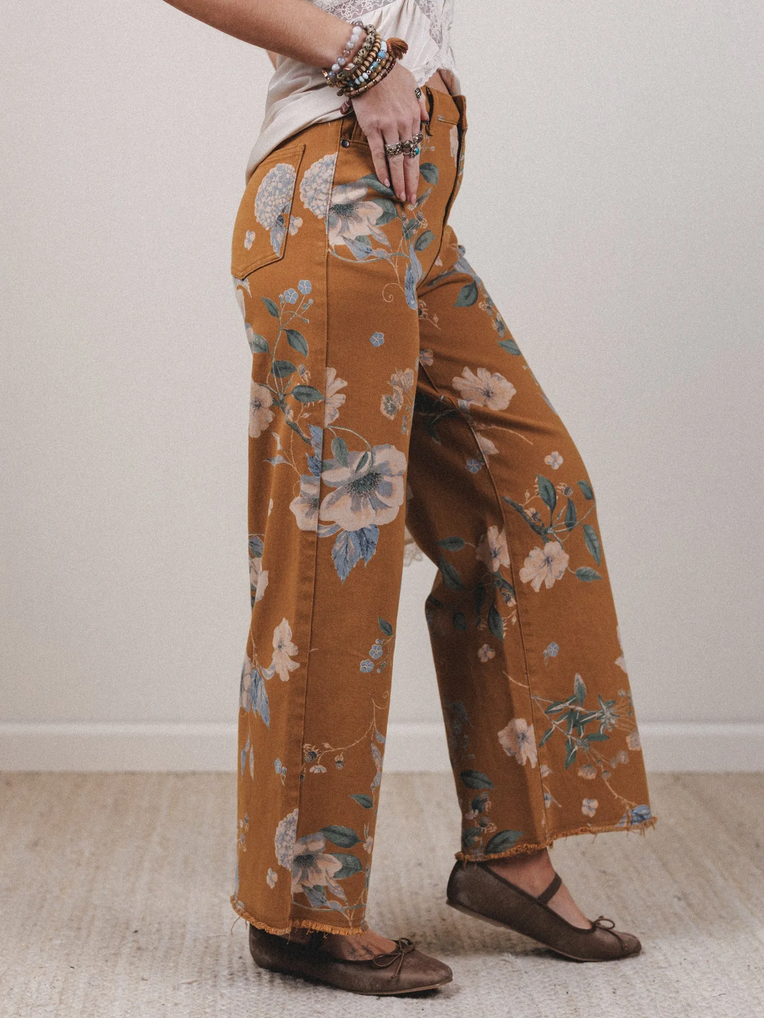 Boho Eclipse Pants - Camel sold by Three Bird Nest product image thumbnail 2