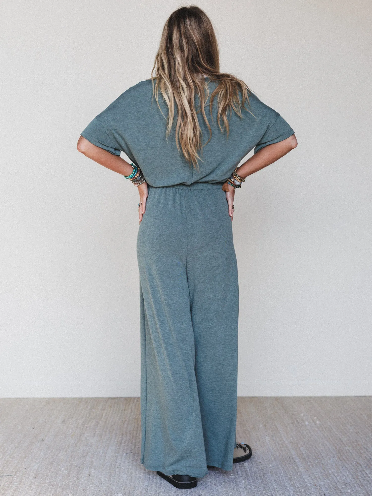 The Nest On The Go Jumpsuit - Olive sold by Three Bird Nest product image thumbnail 4