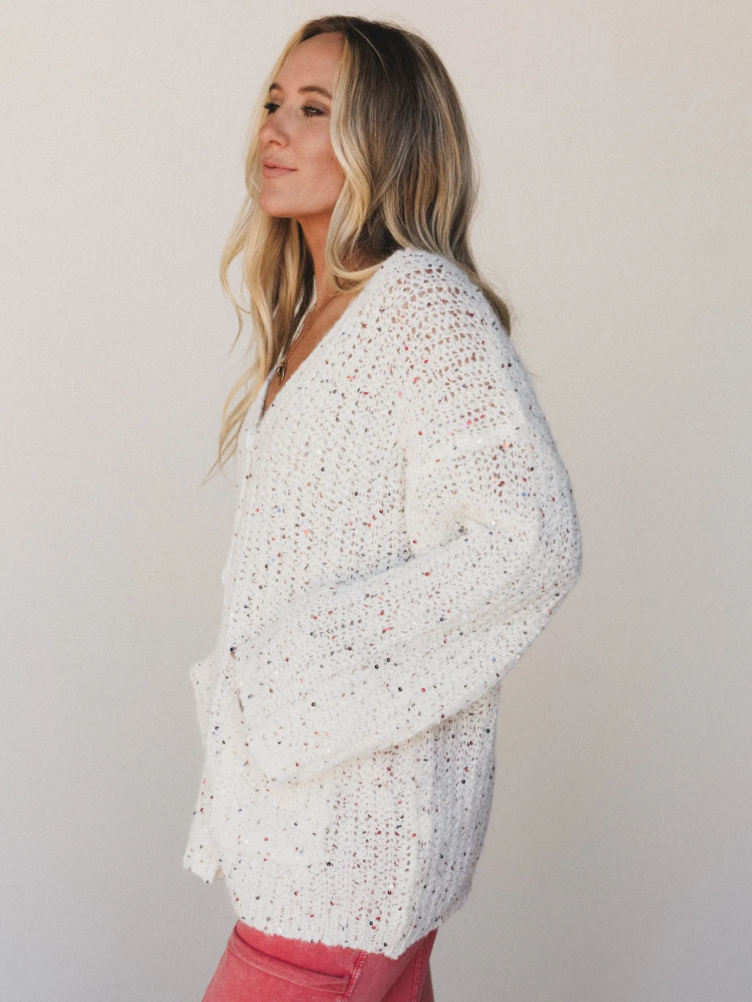 Cloud Snug Cardigan - Cream sold by Three Bird Nest product image thumbnail 4