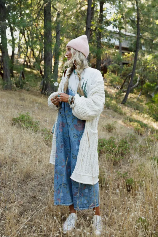 Warm Embrace Chunky Knit Cardigan - Cream sold by Three Bird Nest