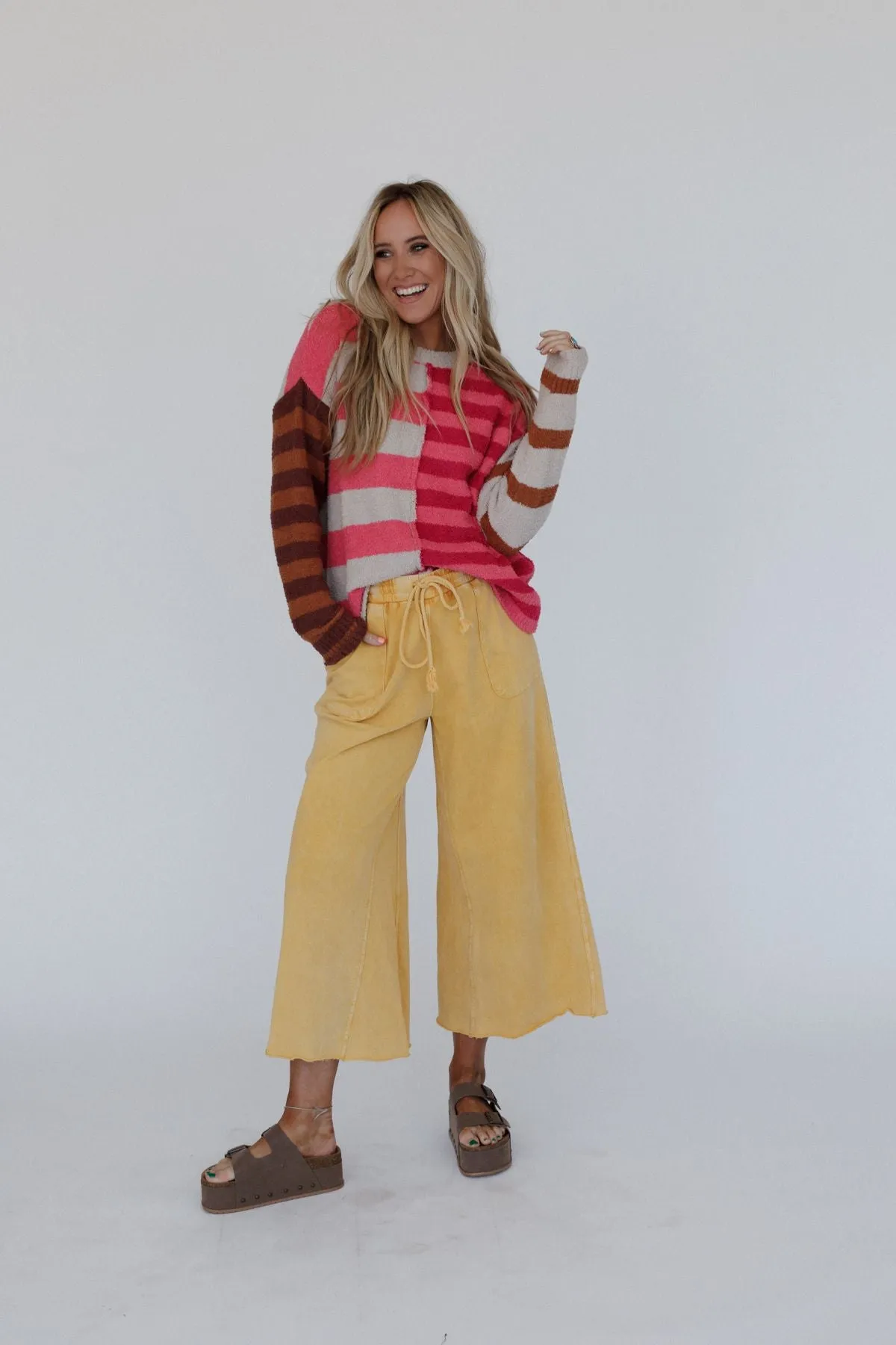 Dulcie Striped Sweater - Pink sold by Three Bird Nest product image thumbnail 3