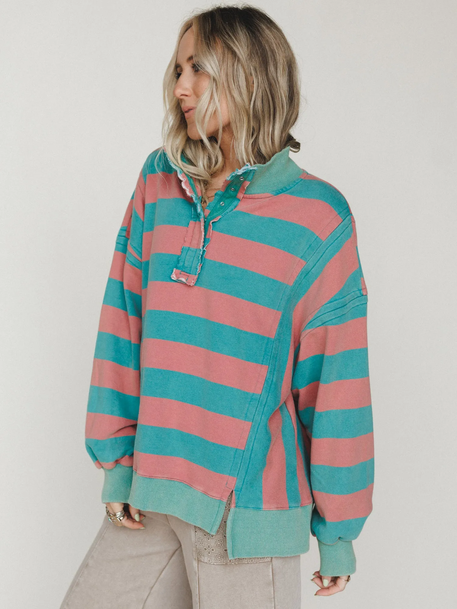 Kind Heart Pullover - Jade sold by Three Bird Nest product image thumbnail 4
